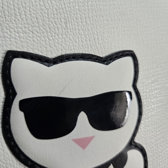 Karl Lagerfeld Cream Crossbody Bag with Iconic Design - Picture 12 of 15